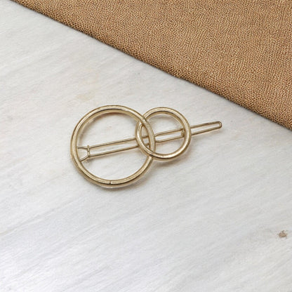 Minimalist Bobby Pin Geometry Metal