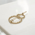 Minimalist Bobby Pin Geometry Metal