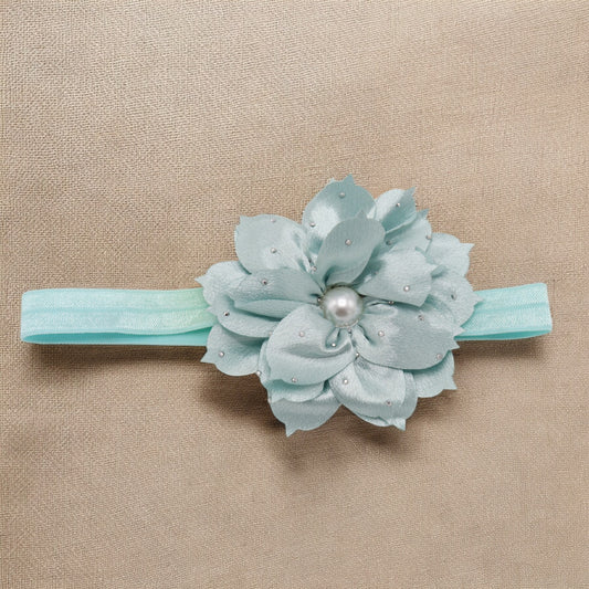 Bloom New brown Baby Hairband-Blue