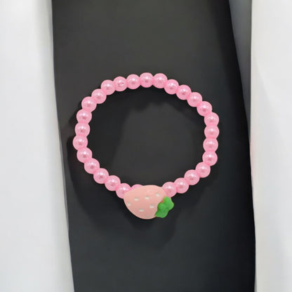 Strawberry Princess Jewelry Gift Set – Necklace, Bracelet, Hand Ring & Fancy Goggles