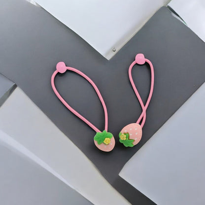 Strawberry Princess Jewelry Gift Set – Necklace, Bracelet, Hand Ring & Fancy Goggles