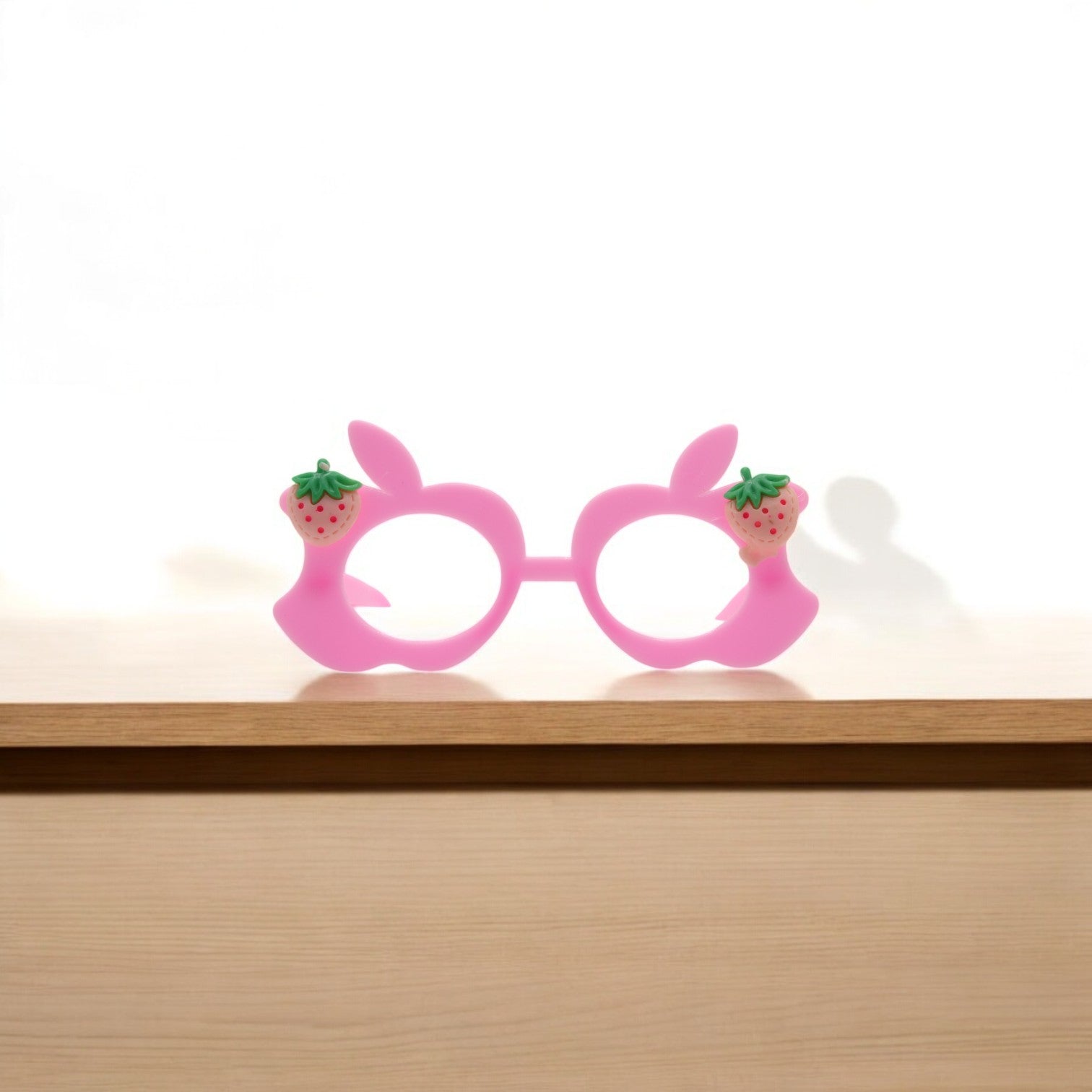 Strawberry Princess Jewelry Gift Set – Necklace, Bracelet, Hand Ring & Fancy Goggles