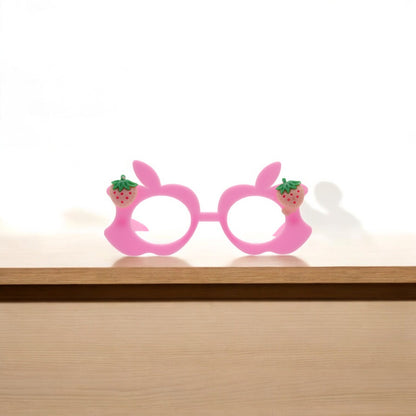 Strawberry Princess Jewelry Gift Set – Necklace, Bracelet, Hand Ring & Fancy Goggles