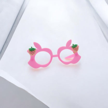 Strawberry Princess Jewelry Gift Set – Necklace, Bracelet, Hand Ring & Fancy Goggles