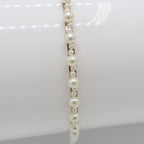 Minimalist Pearl Line Headband