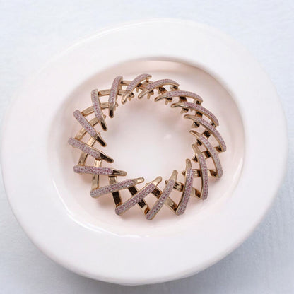 Sparkling Expandable Hair Clip for Women & Girls