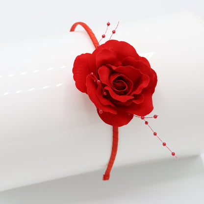 Velvet Rose Elegance Headband