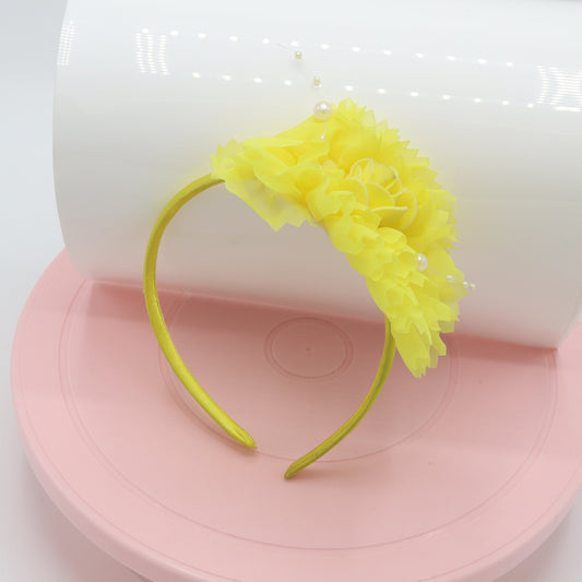 Yellow Delight Soft Bloom Baby Headband