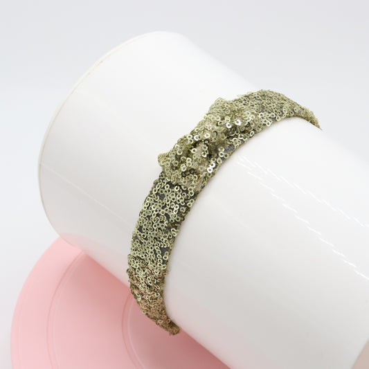 Golden Tikki Lace Party Headband