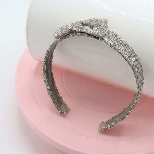 Sliver Tikki Lace Party Headband