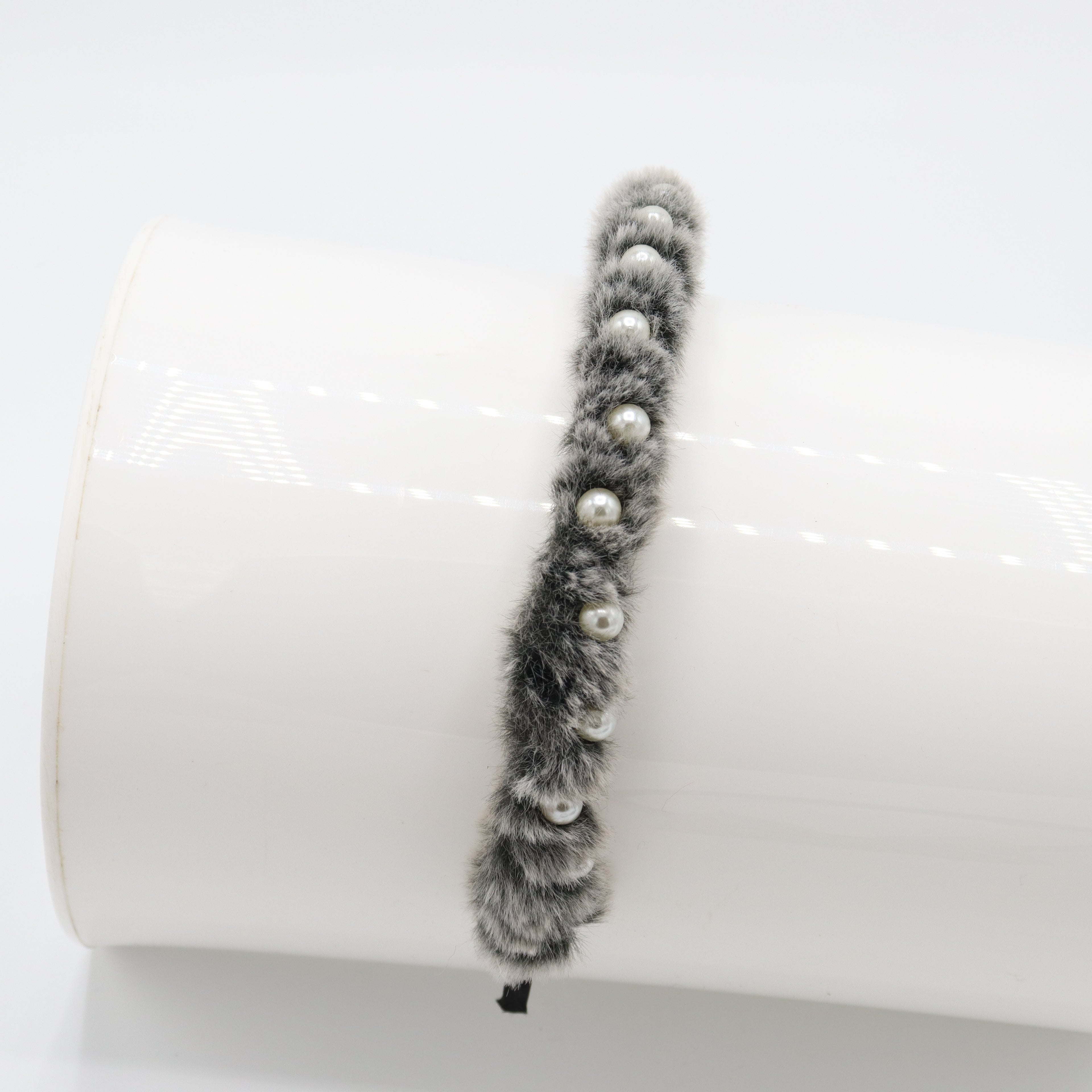 Fur Pearl Baby Headband