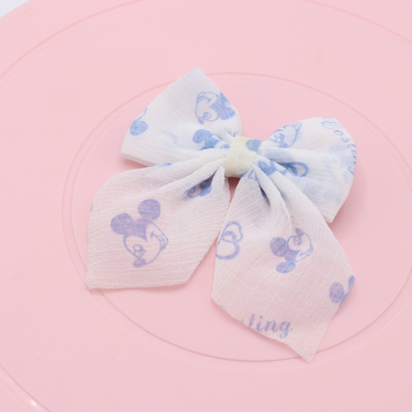 Blue Graceful Bow Hair Clip