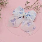 Blue Graceful Bow Hair Clip