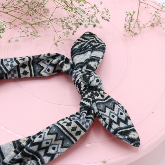Cozy Grey Elegance Hairband