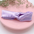 Silk Satin Knot Hairband-Lavender