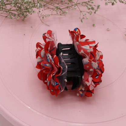 Red Full Flower Bloom Clutcher