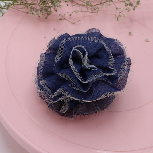 Blue Full Flower Bloom Clutcher