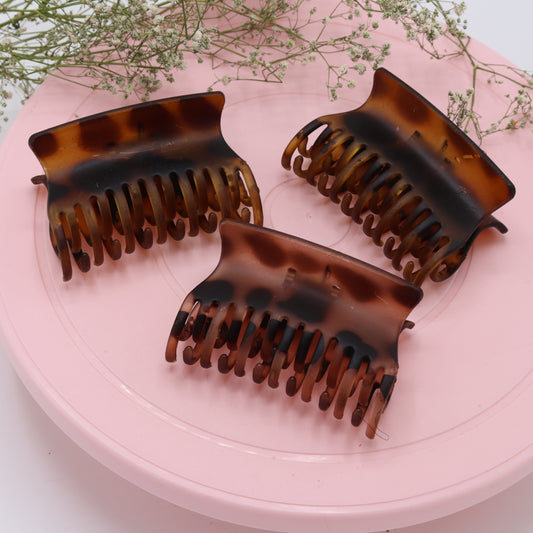 Large Dark Brown Hair Claw