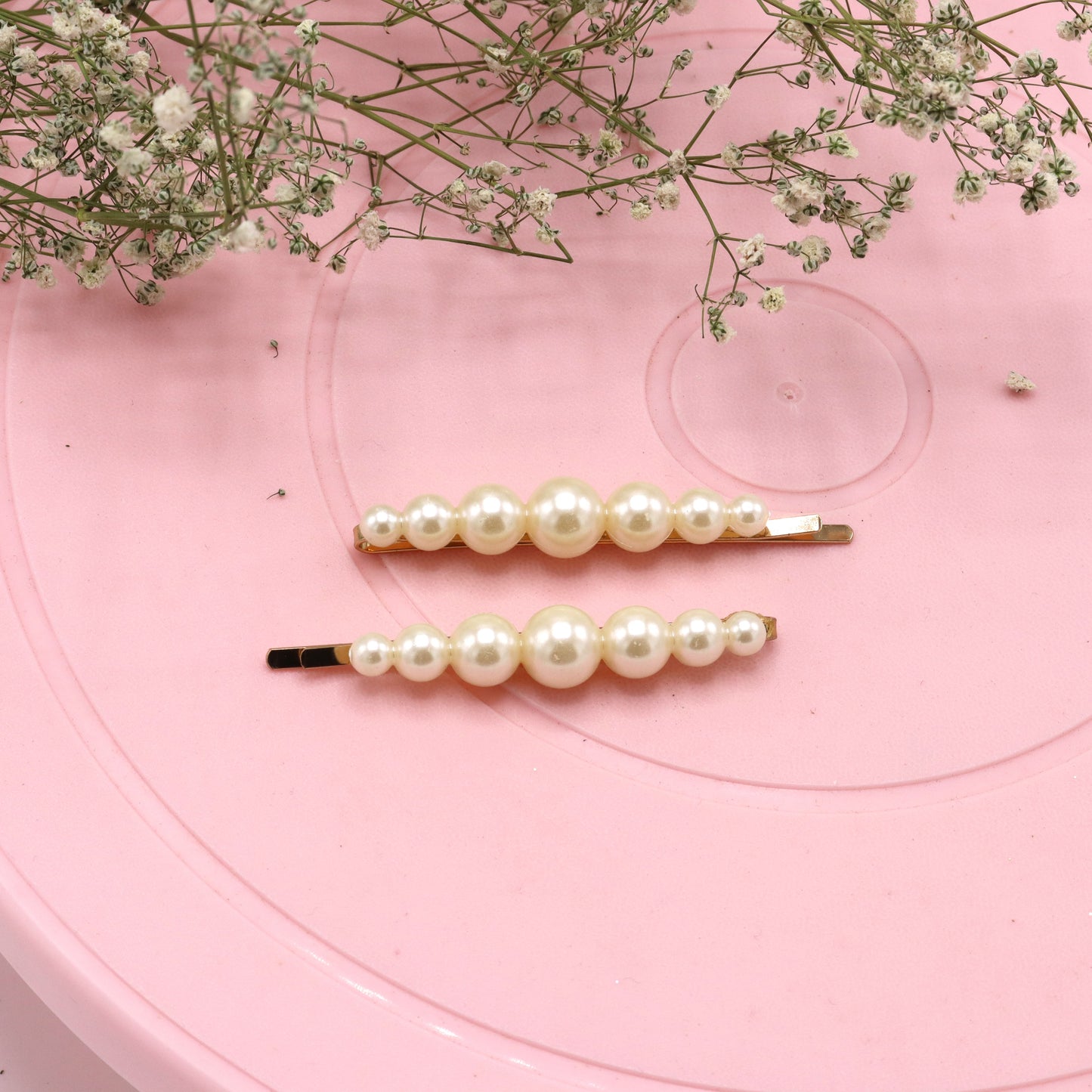 Gradient Pearl Bobby Pin Set