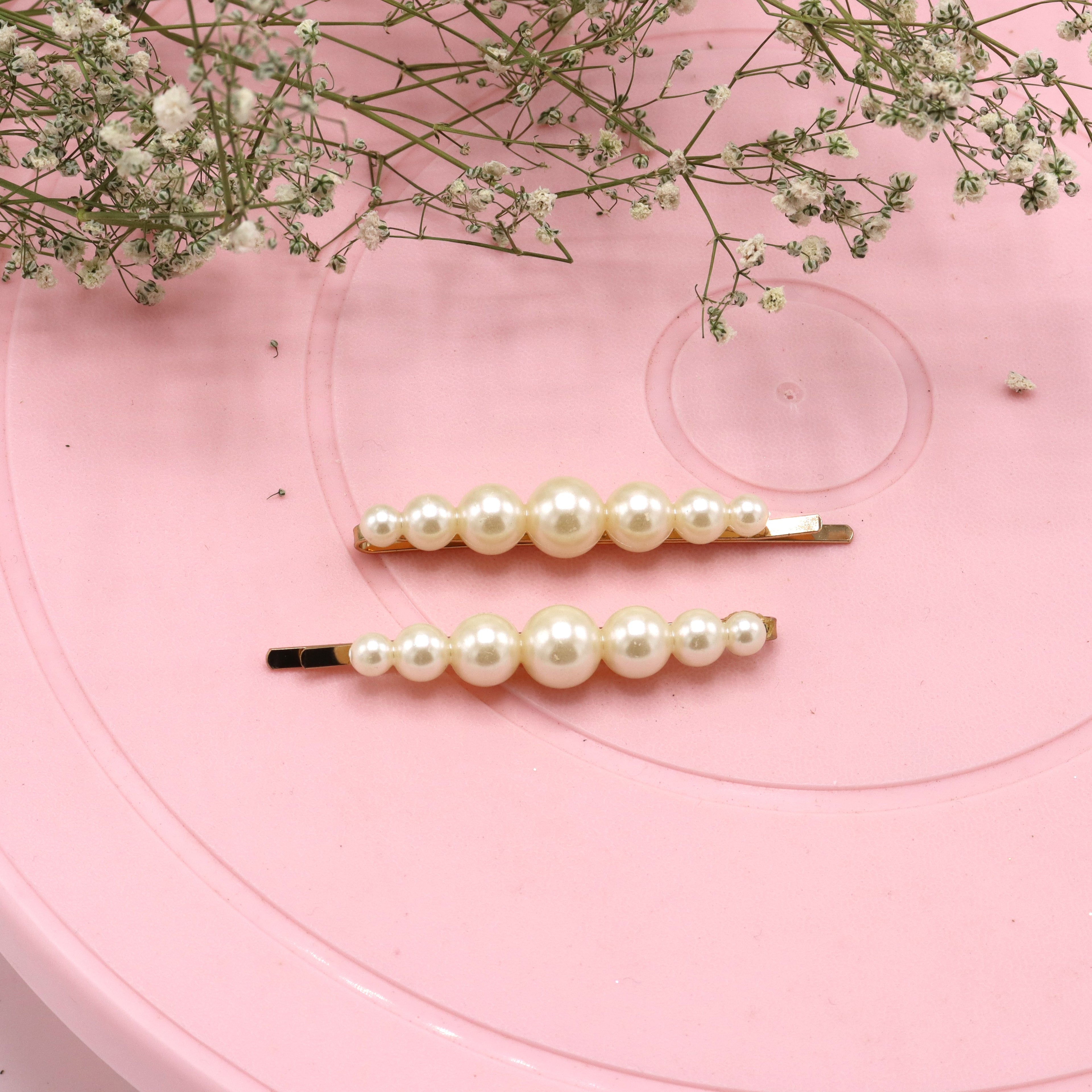 Gradient Pearl Bobby Pin Set
