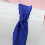 Silk Satin Knot Hairband-Blue