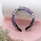 Lavender Floral Cotton Headband