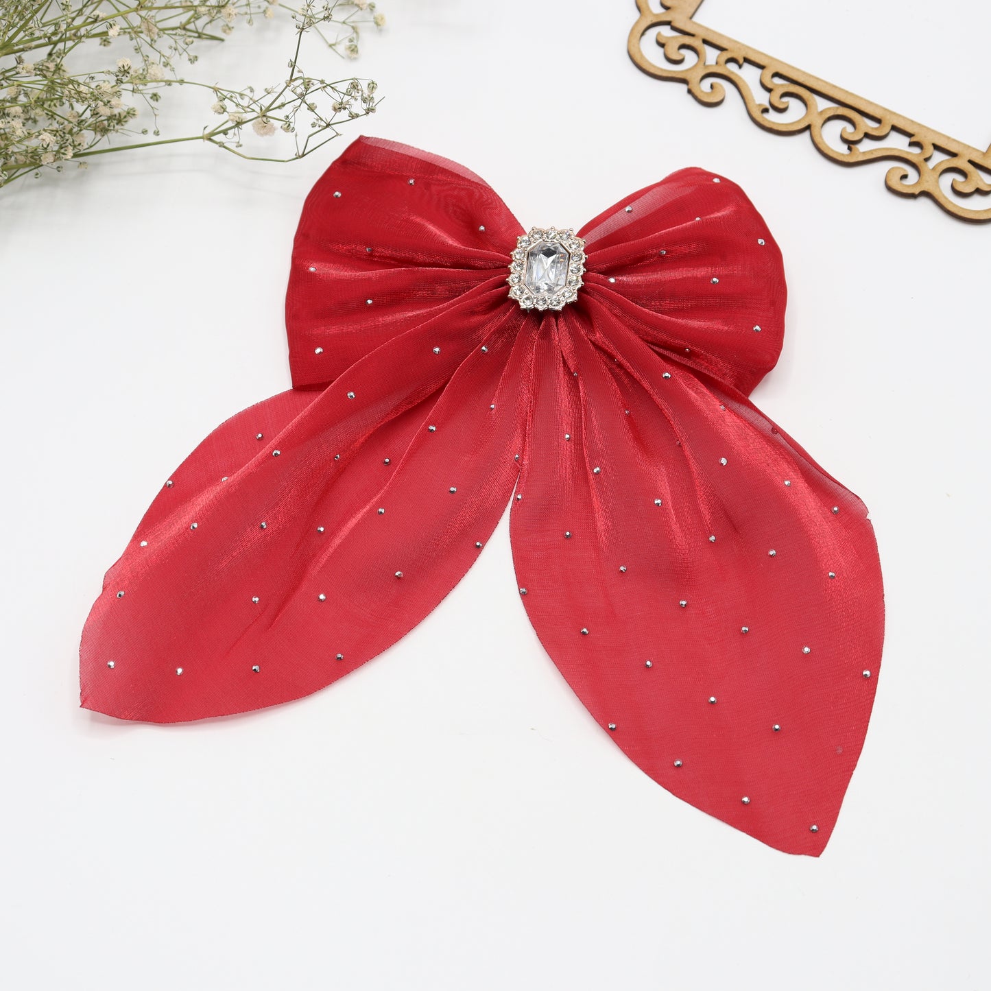 Sparkle Partywear Hair Bow Clip
