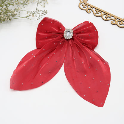 Sparkle Partywear Hair Bow Clip