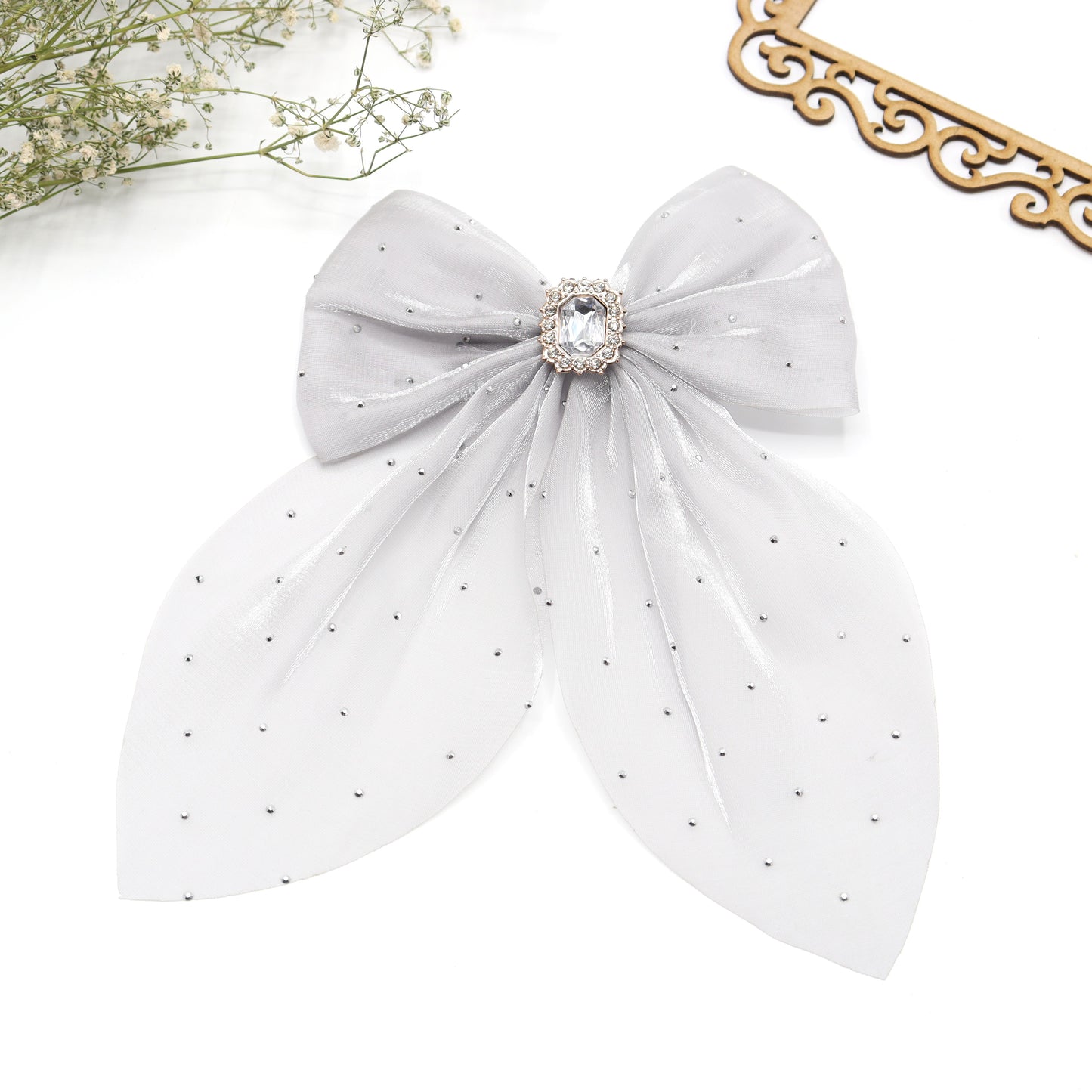 Sparkle Partywear Hair Bow Clip