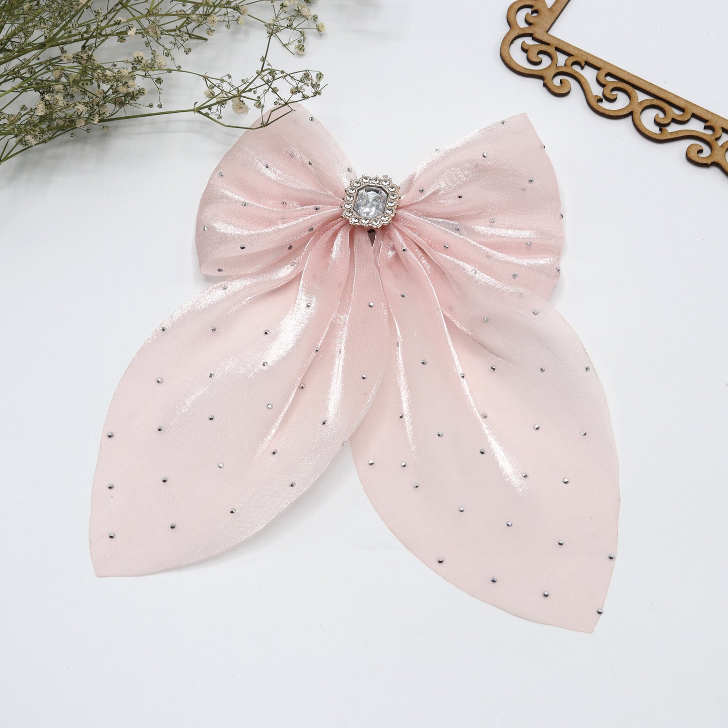 Sparkle Partywear Hair Bow Clip