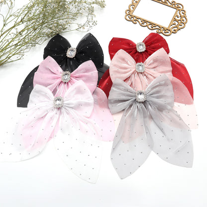 Sparkle Partywear Hair Bow Clip