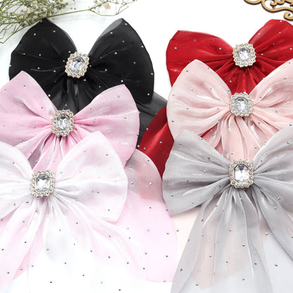 Sparkle Partywear Hair Bow Clip