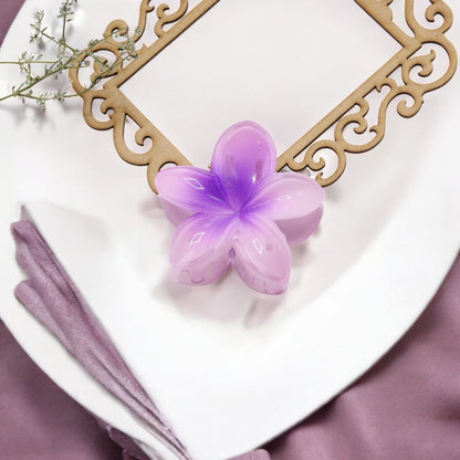 Tropical Flower Hair Claw Clip (Small)