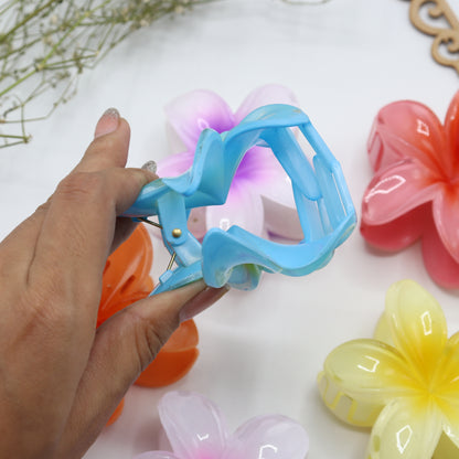 Tropical Flower Hair Claw Clip (Large)