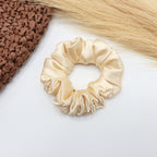Vora Medium Silk Satin Scrunchie - Red yellow Shade