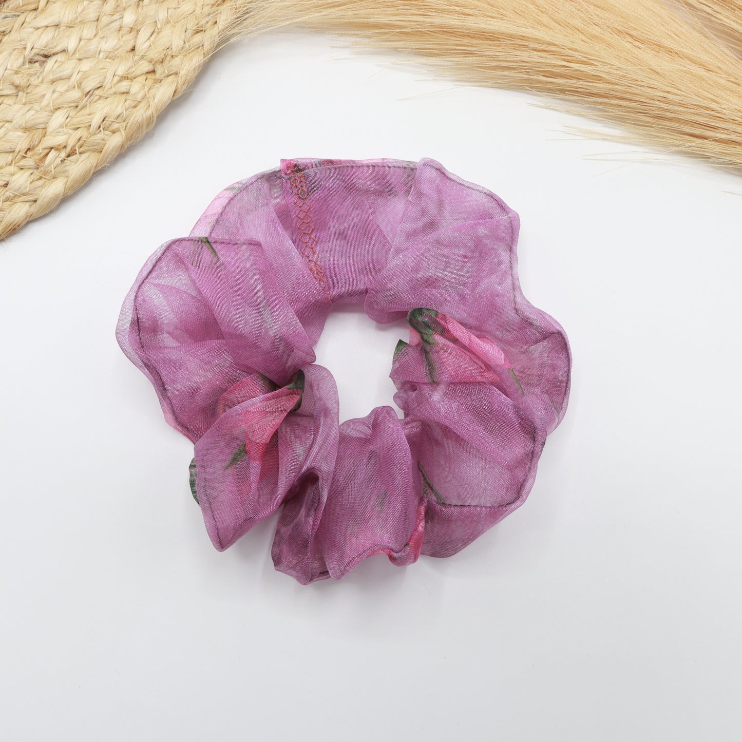 Organza Printed Scrunchies