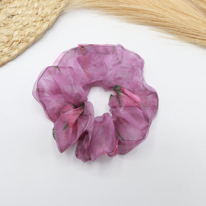Organza Printed Scrunchies