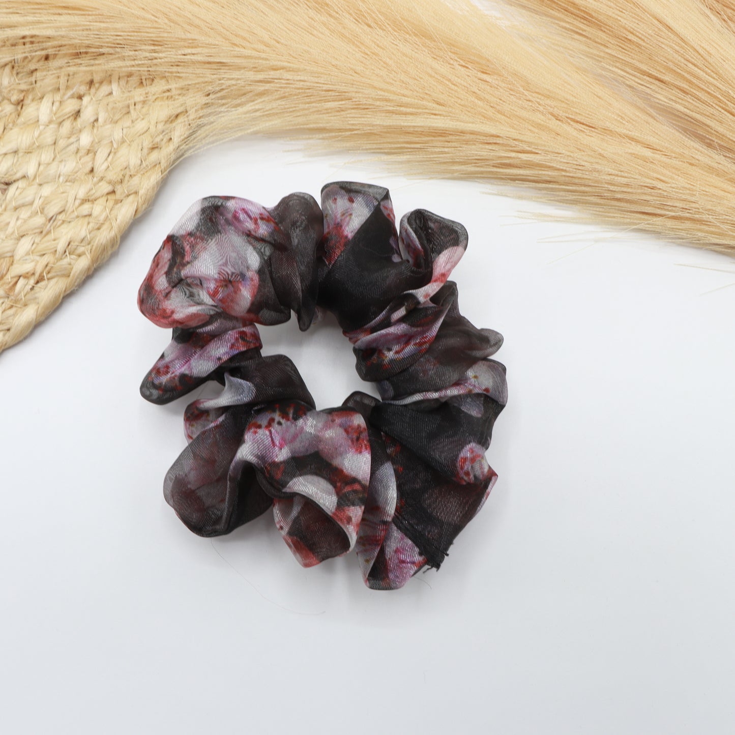 Organza Printed Scrunchies