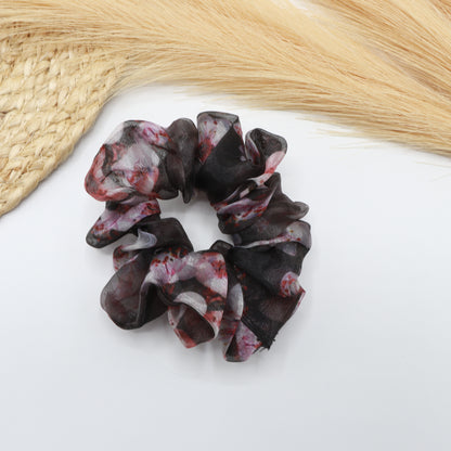Organza Printed Scrunchies