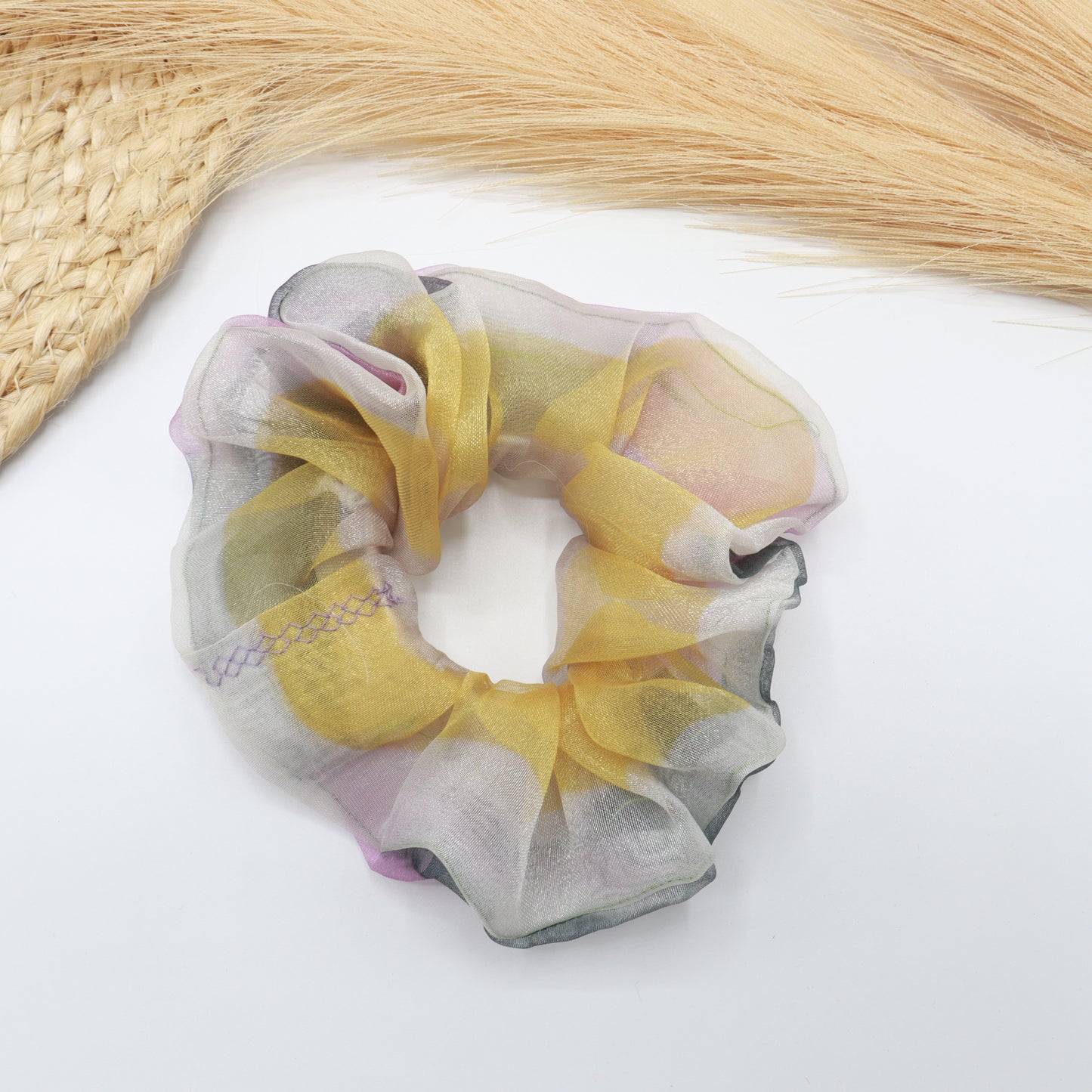 Organza Printed Scrunchies