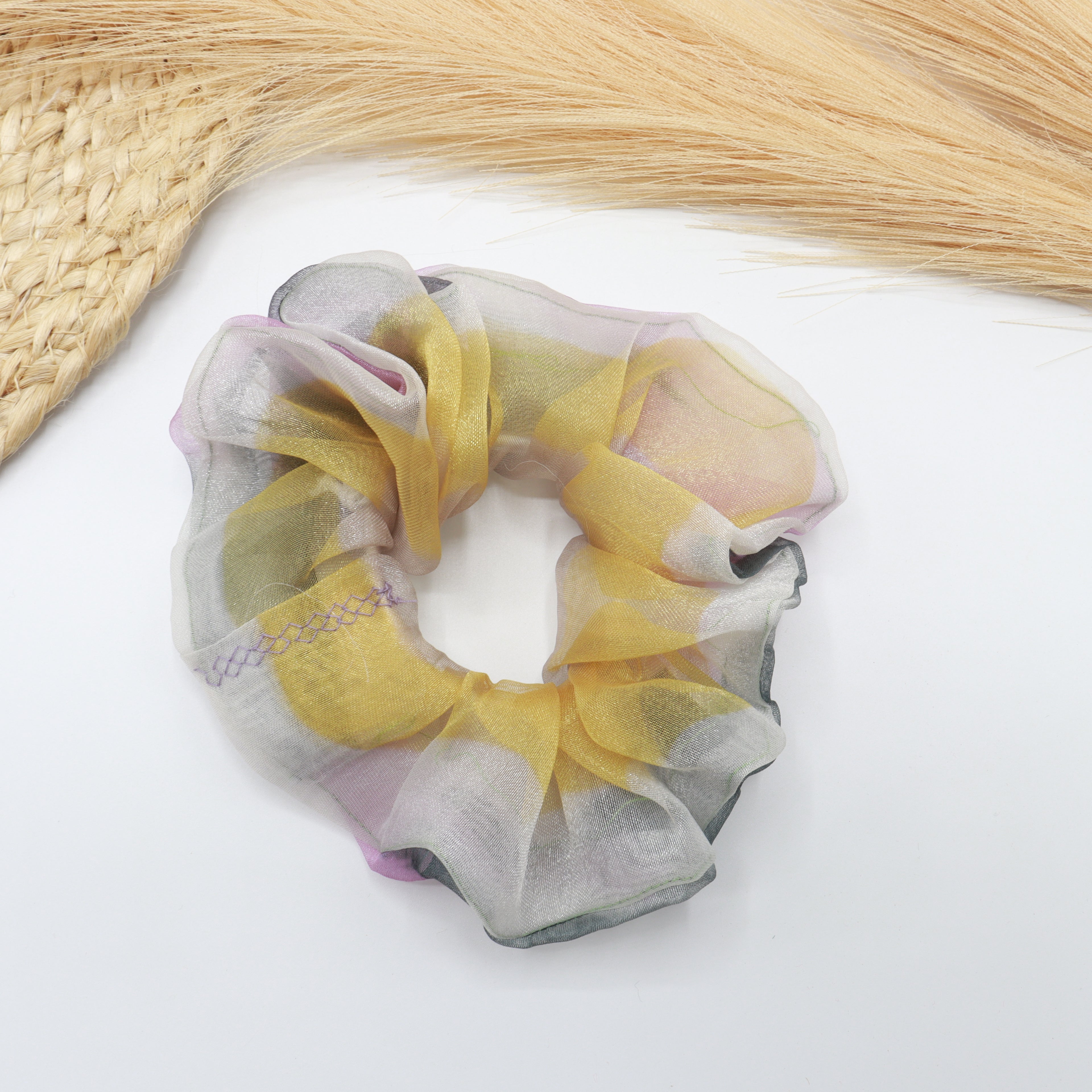 Organza Printed Scrunchies