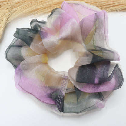 Organza Printed Scrunchies