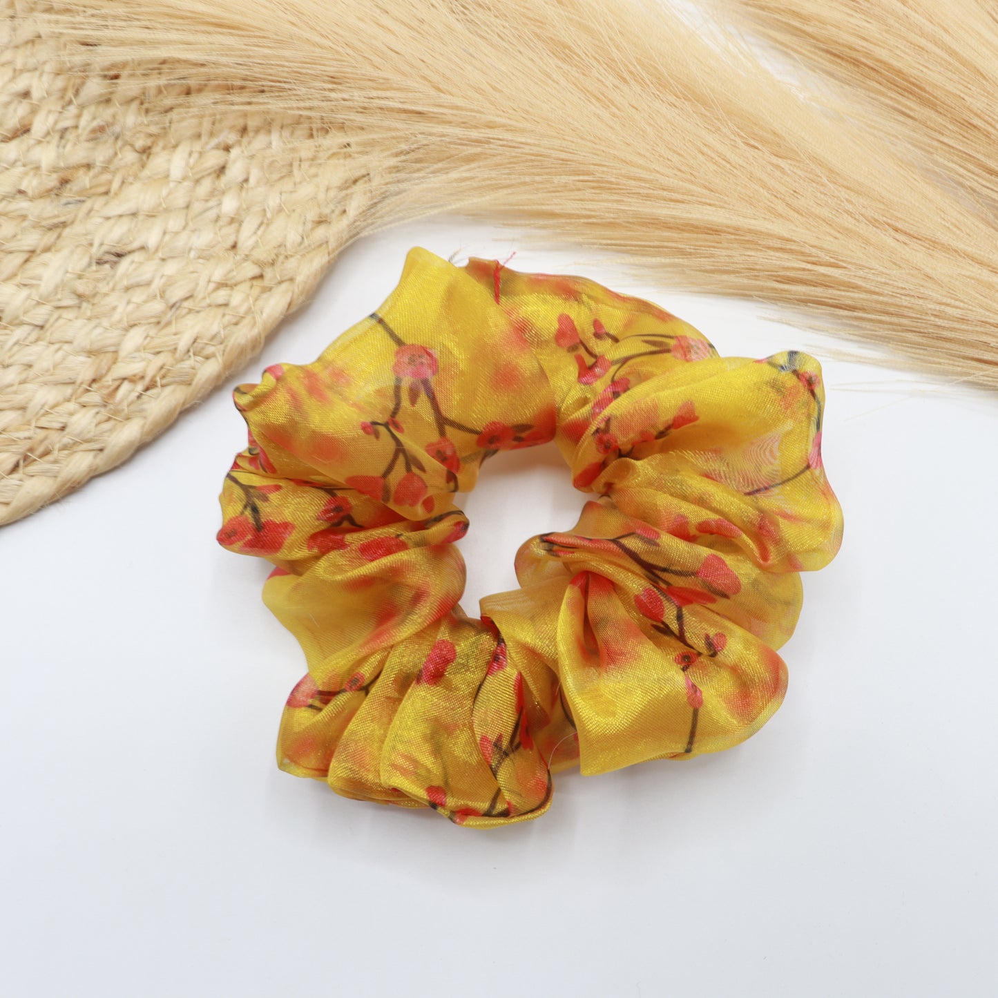 Organza Printed Scrunchies