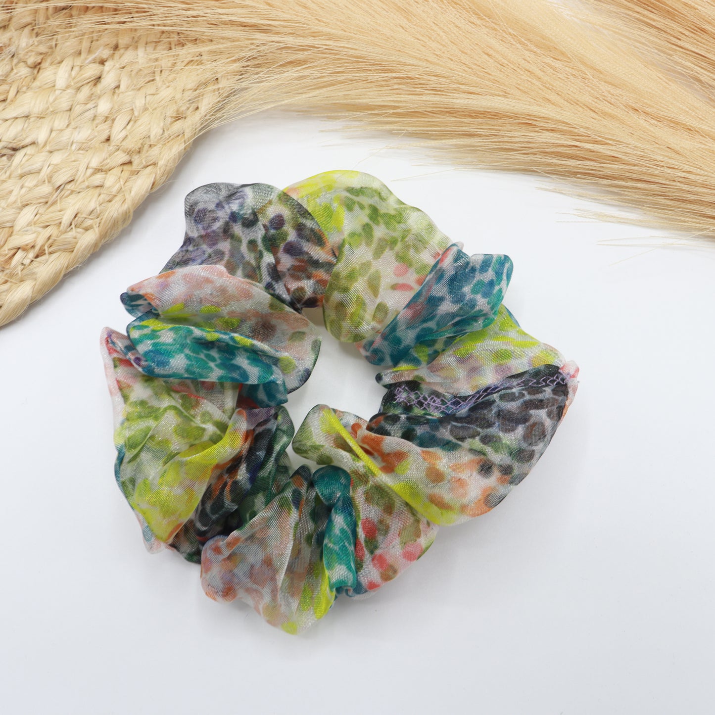 Organza Printed Scrunchies