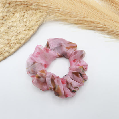 Organza Printed Scrunchies