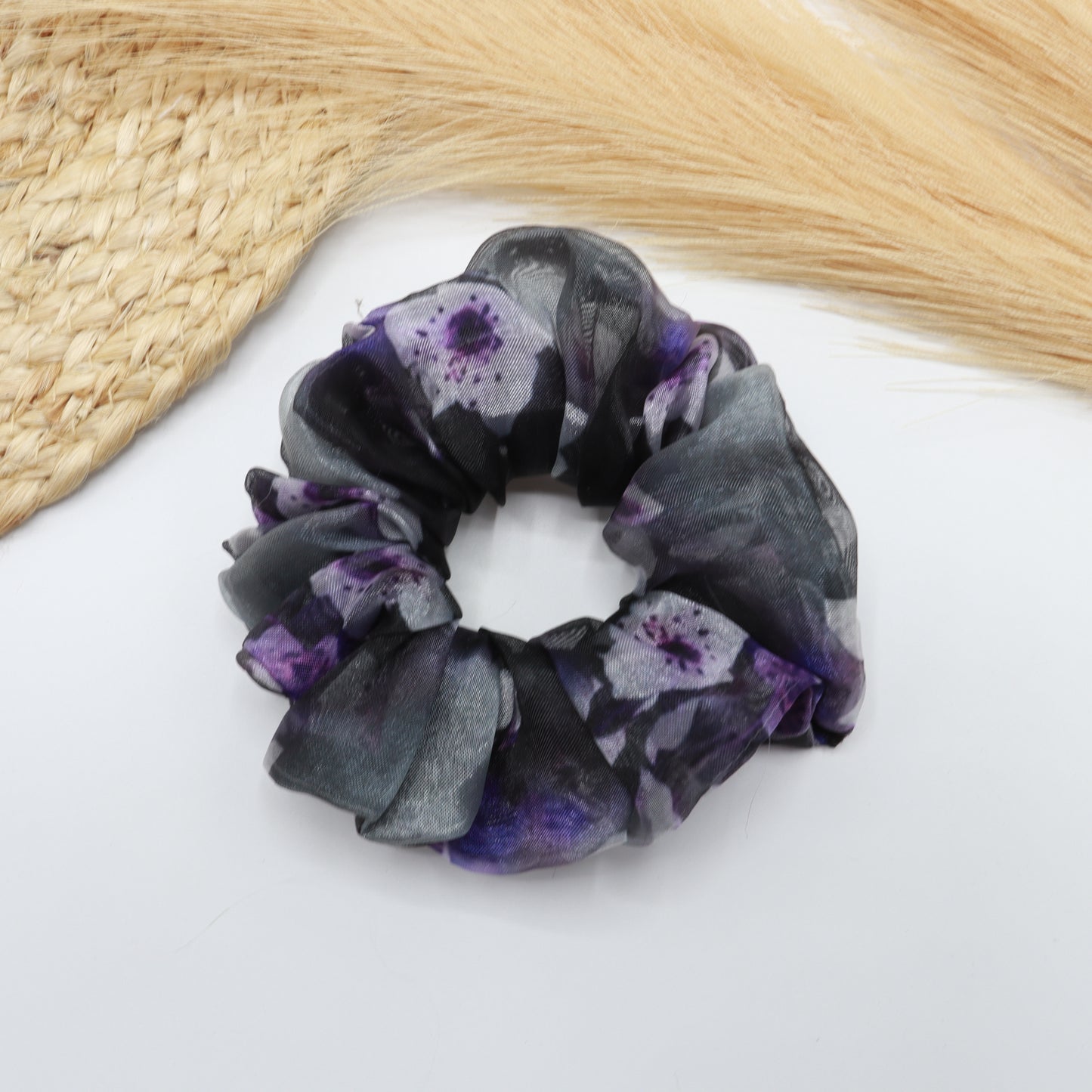 Organza Printed Scrunchies