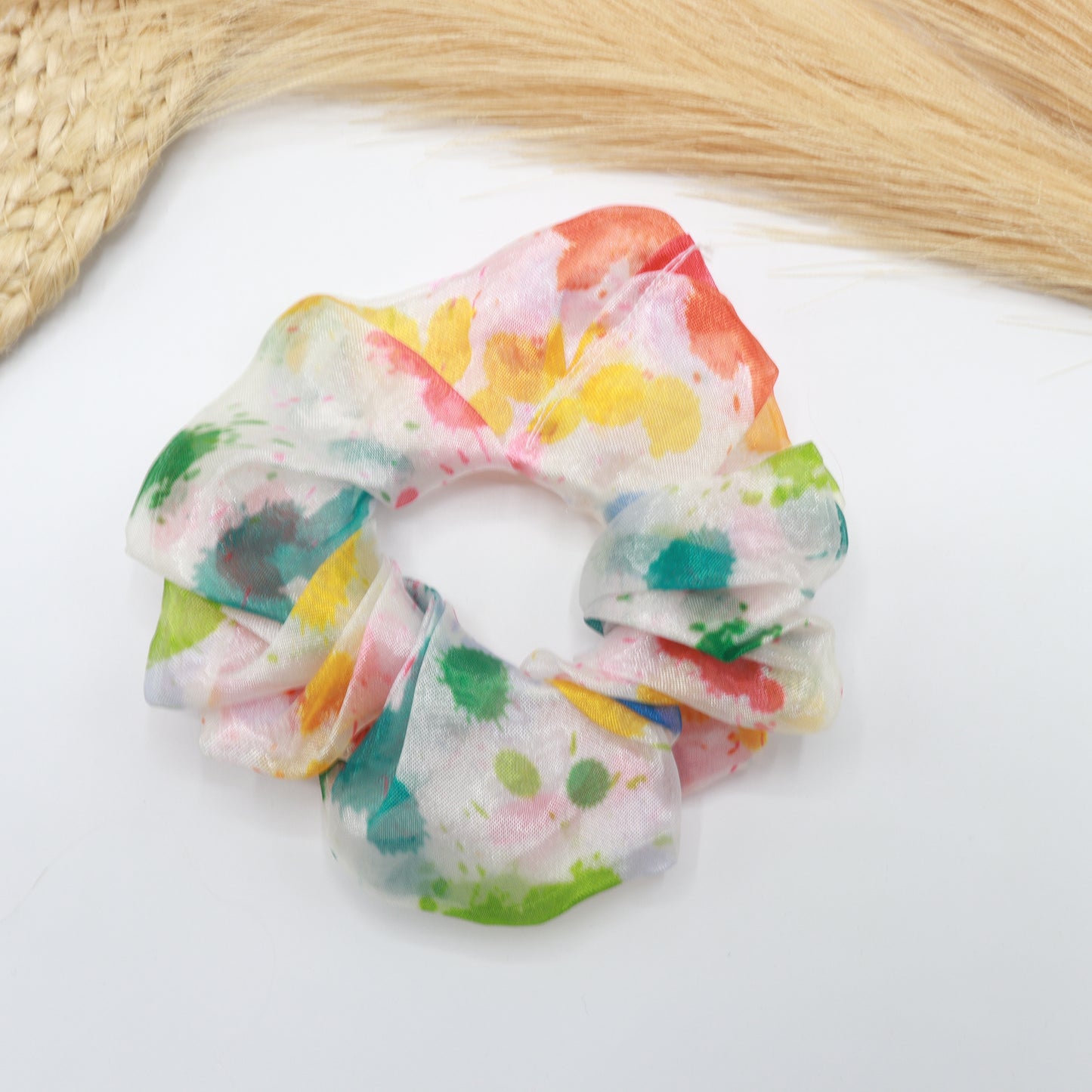 Organza Printed Scrunchies
