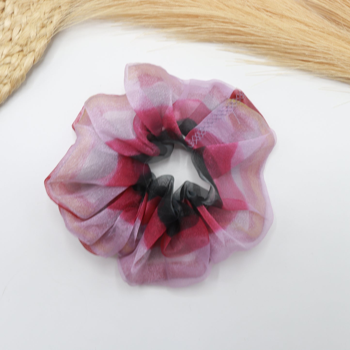 Organza Printed Scrunchies
