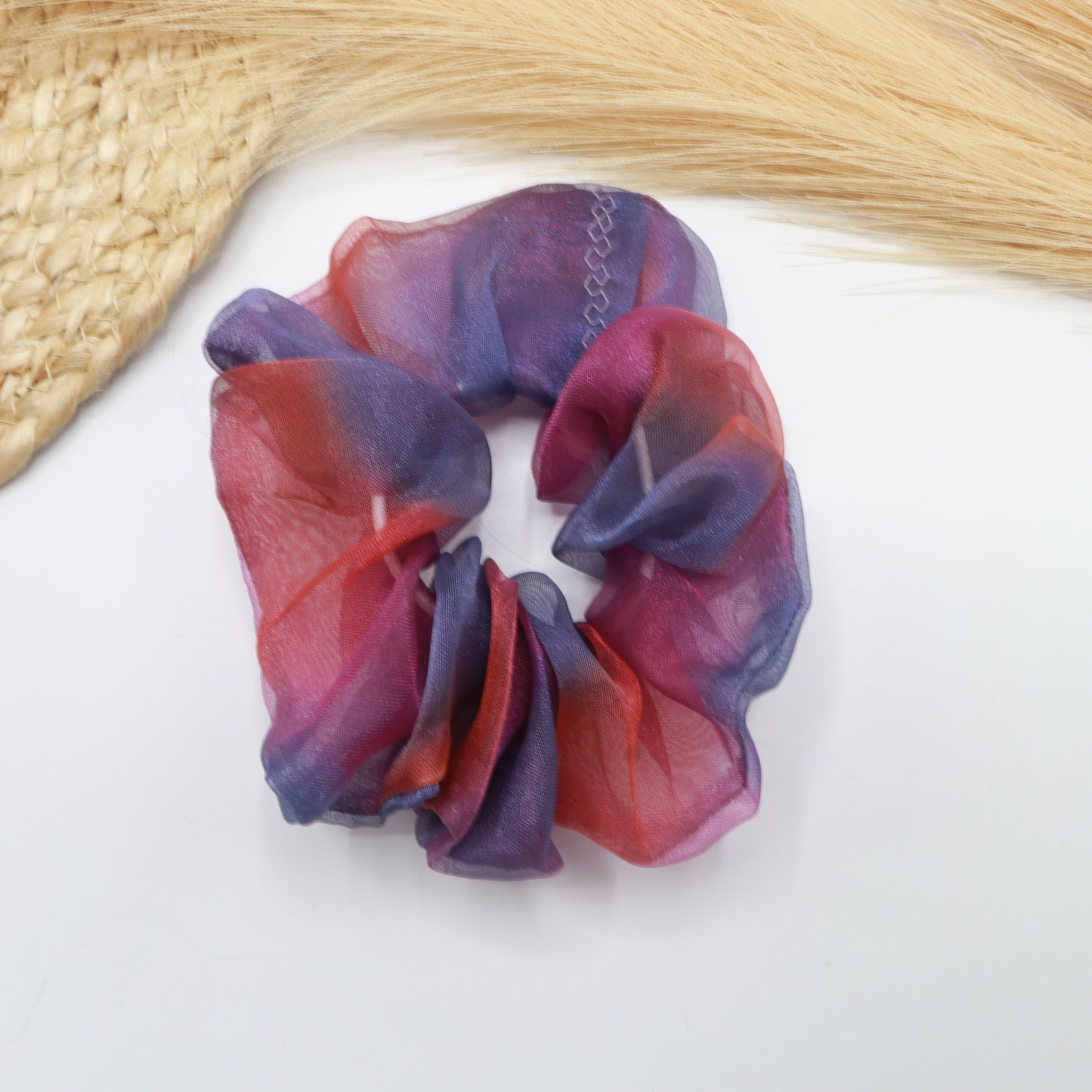 Organza Printed Scrunchies