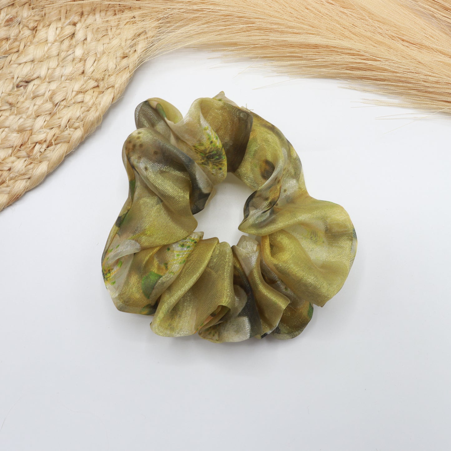 Organza Printed Scrunchies